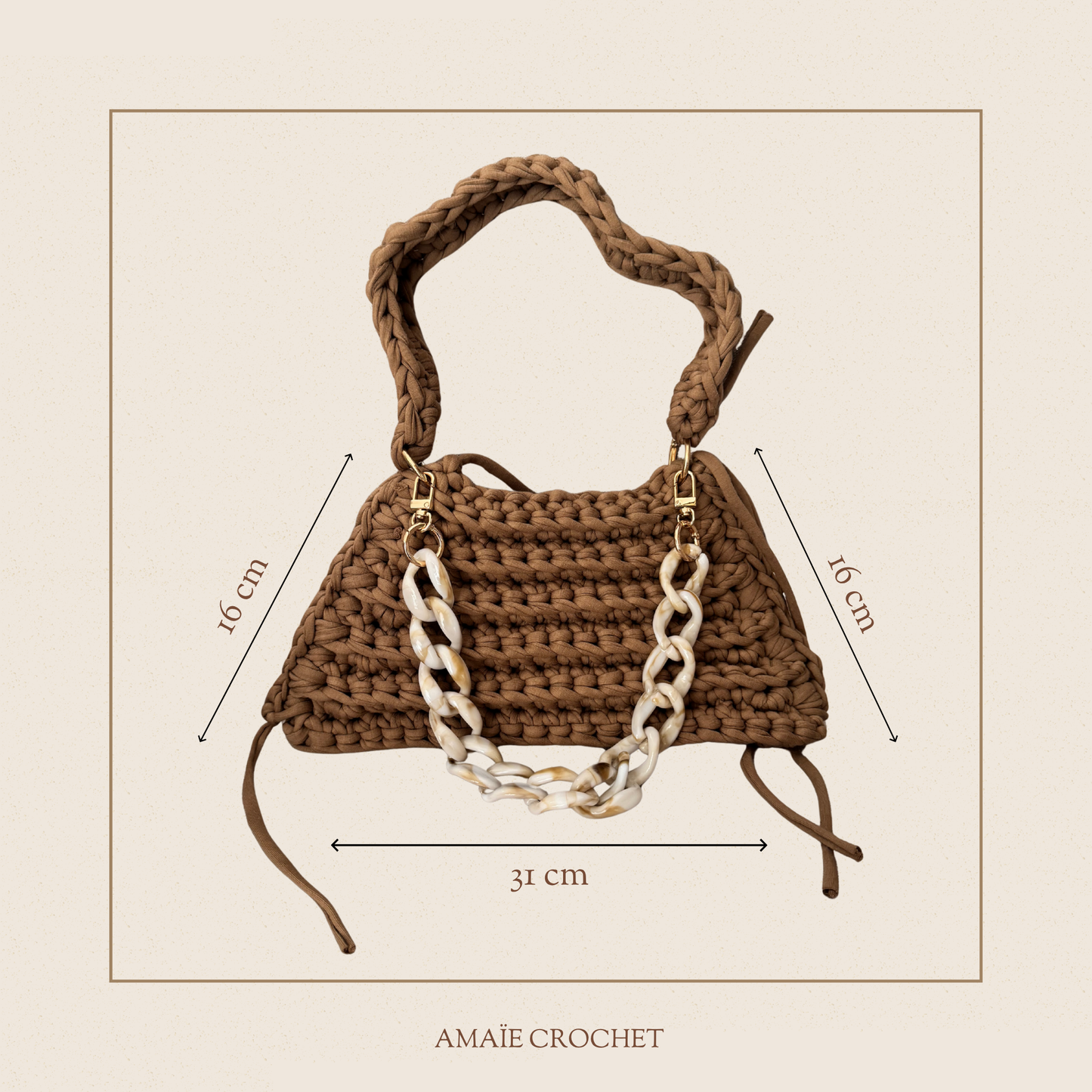 Sac Laura mini - Caramel