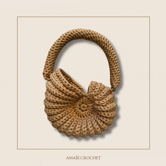 Sac coquillage - Beige foncé