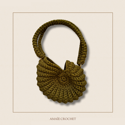 Sac coquillage - Vert olive